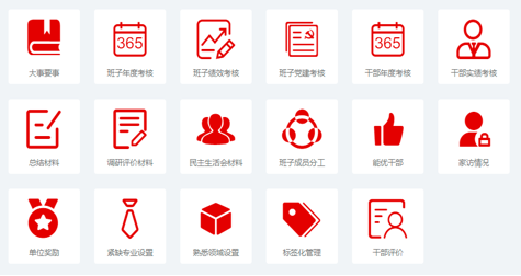 某市“知事识人、叙事辩才”干事档案系统